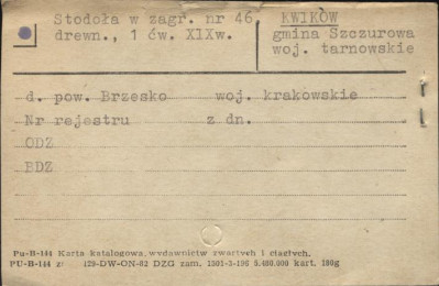 stodoła w zagrodzie, skan 1