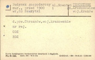 budynek gospodarczy, skan 1