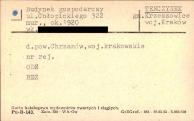 budynek gospodarczy, skan 1