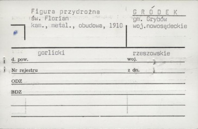 figura przydrożna św. Florian, skan 1