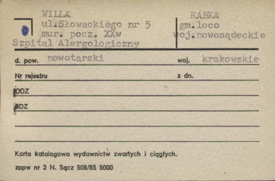 willa, szpital alergologiczny, skan 1