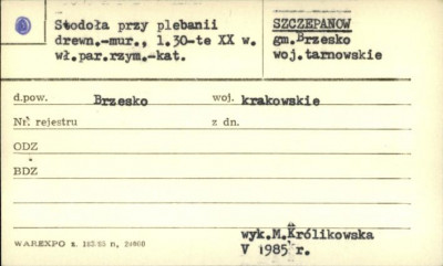 stodoła przy plebanii, skan 1