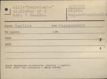 willa Marysieńka, skan 1