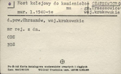 most kolejowy do kamieniołomu, skan 1