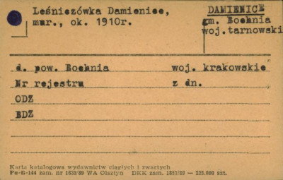 leśniczówka Damienice, skan 1