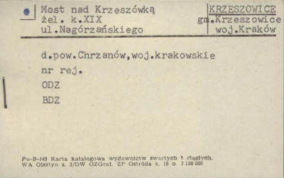 most nad Krzeszówką, skan 1