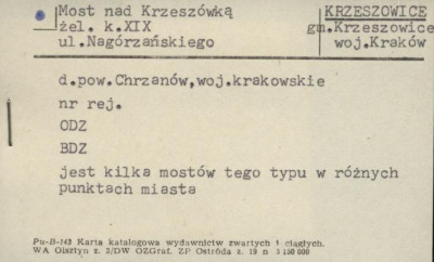 most nad Krzeszówką, skan 1