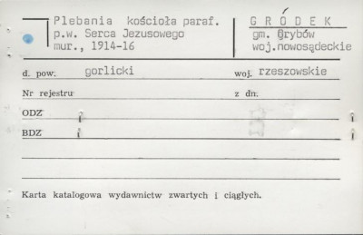 plebania kościoła paraf. pw. Serca Jezusowego, skan 1