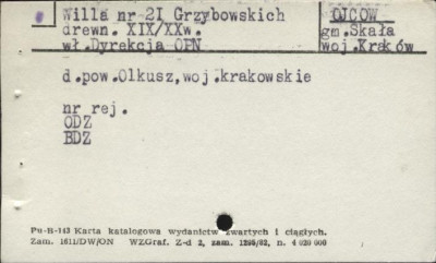 willa Grzybowskich, skan 1