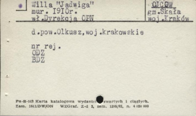 willa Jadwiga, skan 1