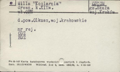 willa Koziarnia, skan 1