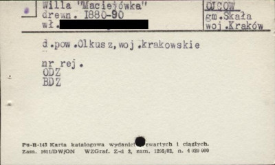 willa Maciejówka, skan 1