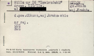 willa Zawiszówki, skan 1