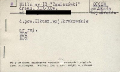willa Zawiszówki, skan 1