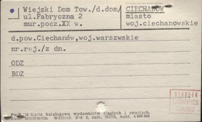 Wiejski Dom Tow. (d. dom), skan 1