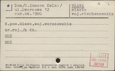 dom (d. komora celna), skan 1