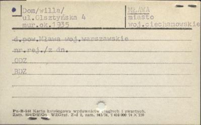 dom (willa), skan 1