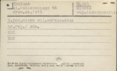 chałupa, skan 1