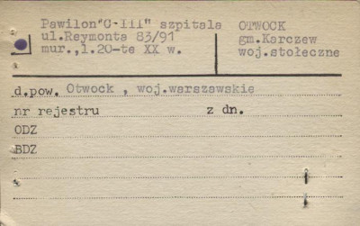 pawilon C-III szpitala, skan 1