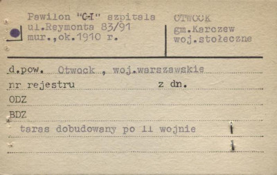 pawilon GI szpitala, skan 1