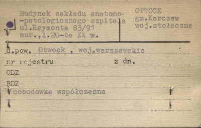 budynek zakładu anatomopatologicznego, skan 1