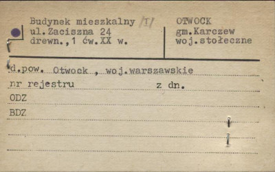 budynek mieszkalny I, skan 1