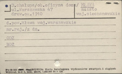 chałupa (ob. oficyna domu), skan 1