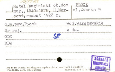 hotel angielski, ob. dom, skan 1