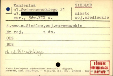 kamienica, skan 1
