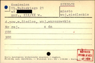 kamienica, skan 1