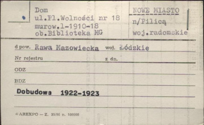 dom, ob. biblioteka MG, skan 1