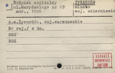 budynek szpitalny, skan 1
