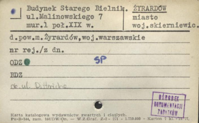 budynek starego Bielnik., skan 1