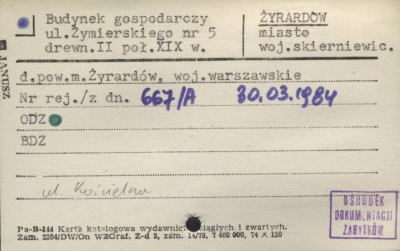budynek gospodarczy, skan 1