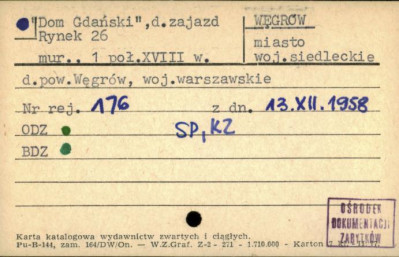 Dom Gdański, d. zajazd, skan 1