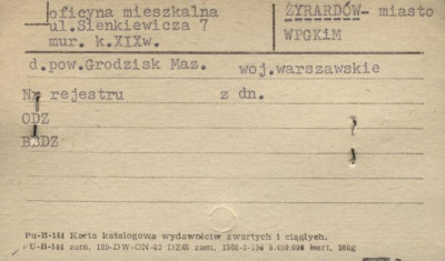 oficyna mieszkalna, skan 1