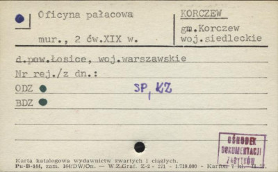 oficyna pałacowa, skan 1