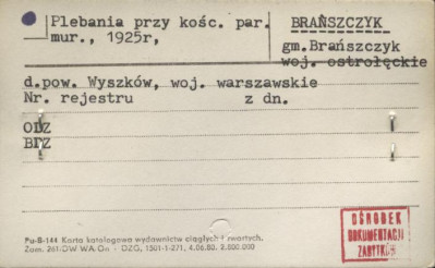 plebania przy kość. par., skan 1