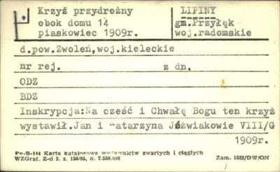 krzyż przydrożny, skan 1