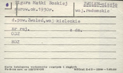 figura Matki Boskiej, skan 1
