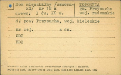dom mieszkalny (czworaki), skan 1