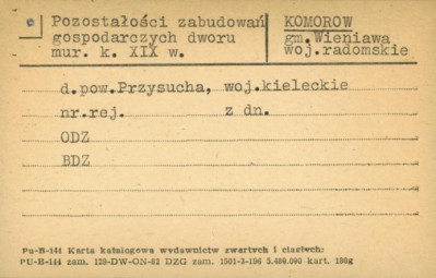 pozostałości zabudowań gospodarczych dworu, skan 1
