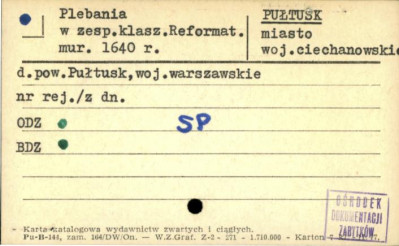 plebania w zesp. klasz. reformat., skan 1
