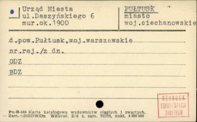 Urząd Miasta, skan 1