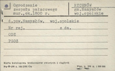 ogrodzenie zespołu pałacowego, skan 1
