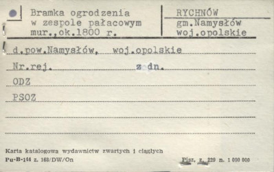 brama zespołu pałacowego, skan 1