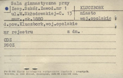 sala gimnastyczna, skan 1