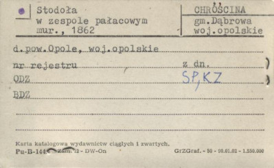stodoła w zespole pałacowym, skan 1