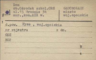 dom, ob. ośrodek szkol. CRS, skan 1