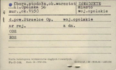 obora, stodoła, ob. warsztat, skan 1